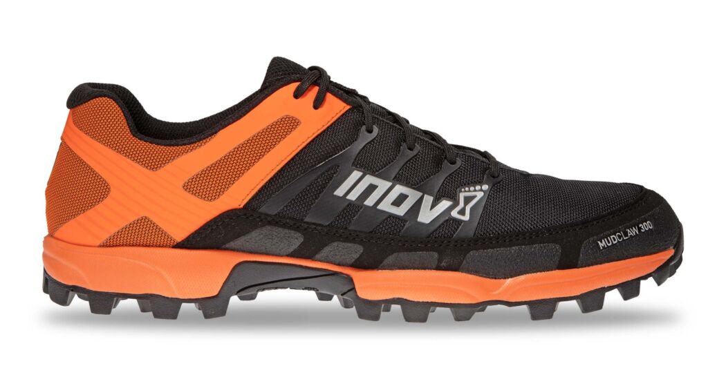 Inov-8 Mudclaw 300 Mens Trail Running Shoes Black/Orange Australia (MFPGUN821)